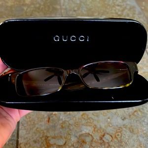 Vintage (early 1990’s) Gucci Turtleshell Sunglasses